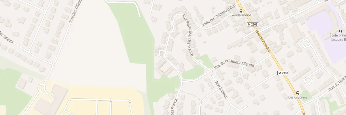 Plan du 45 Rue Pierre Mendès France à Comines