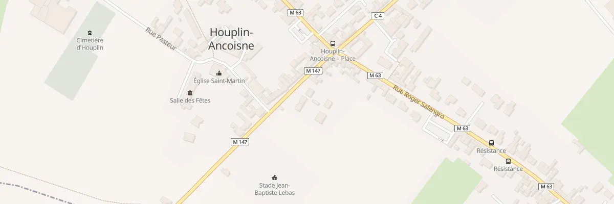 Plan du 15 Rue Jean-Baptiste Lebas à Houplin-Ancoisne