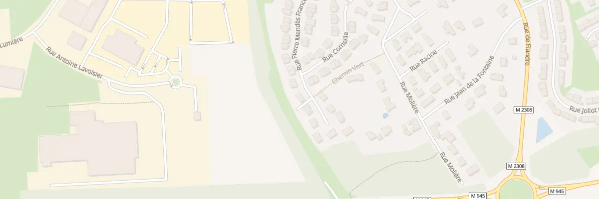 Plan du 84 Rue Pierre Mendès France à Comines