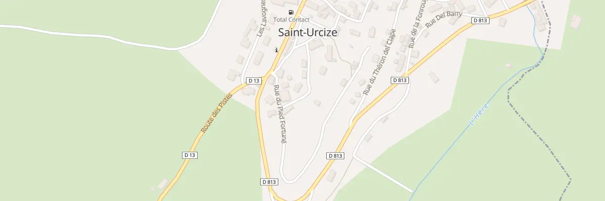Plan du 5256 Le Tronc à Saint-Urcize