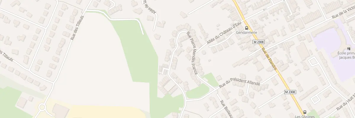Plan du 35 Rue Pierre Mendès France à Comines
