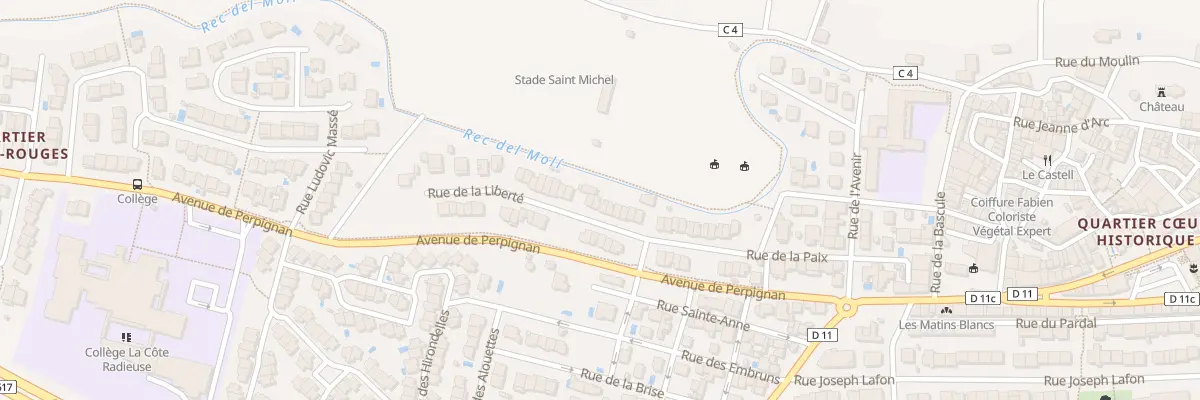 Plan du 36 Rue de la Liberté à Canet-en-Roussillon