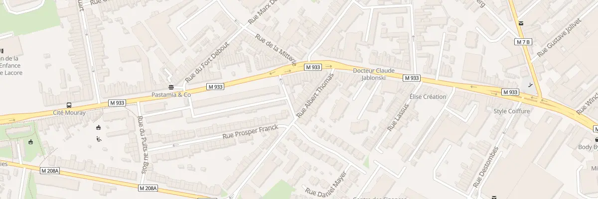 Plan du 20 Rue Albert Thomas Lomme à Lille