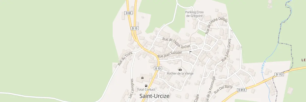 Plan du 5292 Le Bourg à Saint-Urcize