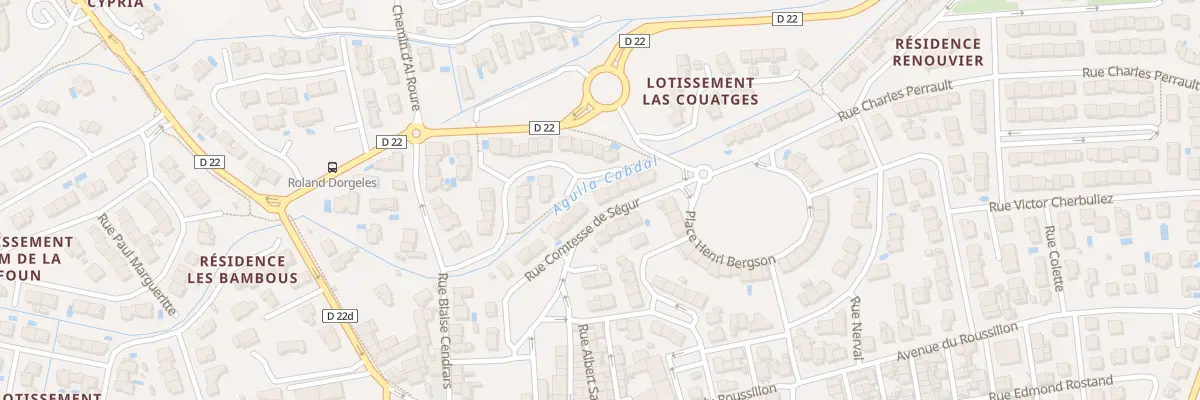 Plan du 23 Rue Comtesse de Ségur à Saint-Cyprien
