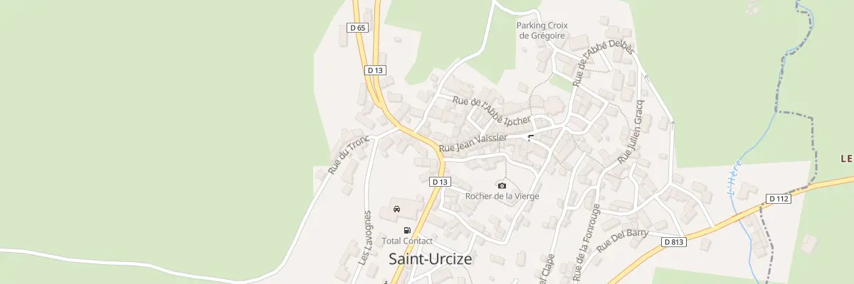 Plan du 5281 Le Bourg à Saint-Urcize