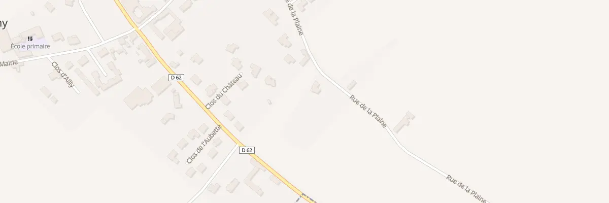 Plan du 24A Rue de la Plaine à Chemy