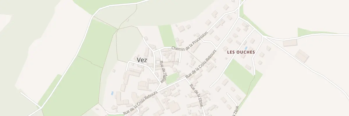Plan du 9 Che de la Procession à Vez