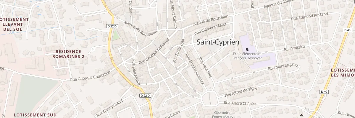 Plan de Imp Scribe à Saint-Cyprien