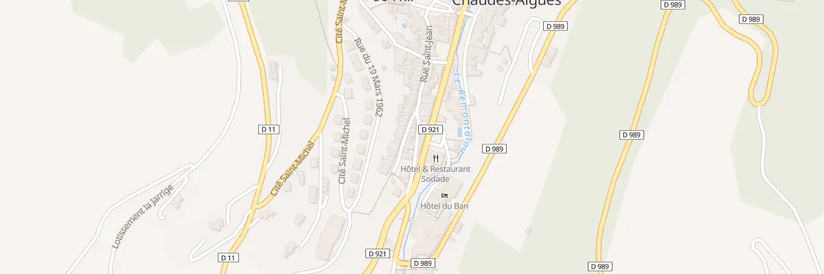 Plan du 8 Rue Saint-jacques à Chaudes-Aigues