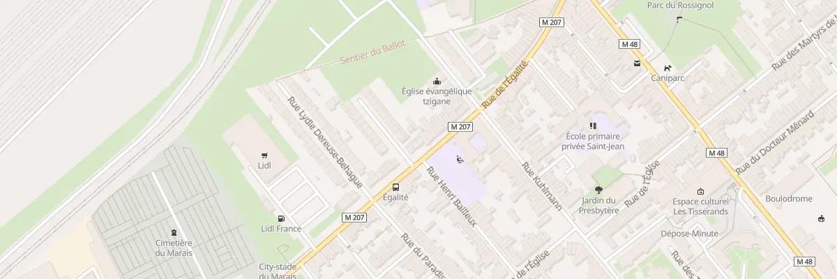Plan du 63 Rue de l’Egalité à Lille