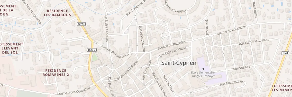 Plan du 4 Rue Albert Samain à Saint-Cyprien