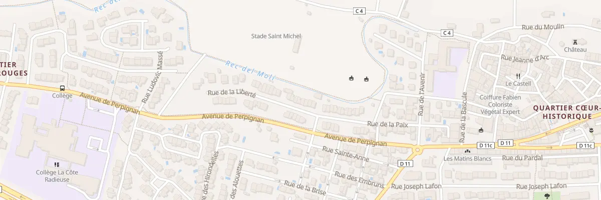 Plan du 32 Rue de la Liberté à Canet-en-Roussillon