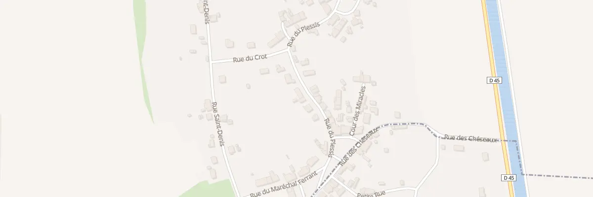 Plan du 26 Rue du Plessis à Argenvières