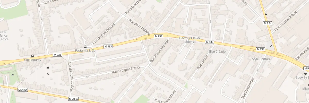 Plan du 16 Rue Albert Thomas Lomme à Lille