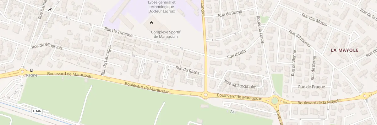 Plan du 29 Rue du Razès à Narbonne