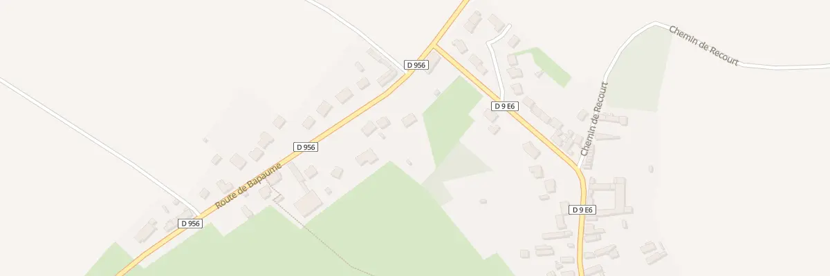 Plan du 3 Rte de Bapaume à Dury
