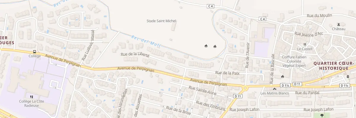 Plan du 30 Rue de la Liberté à Canet-en-Roussillon