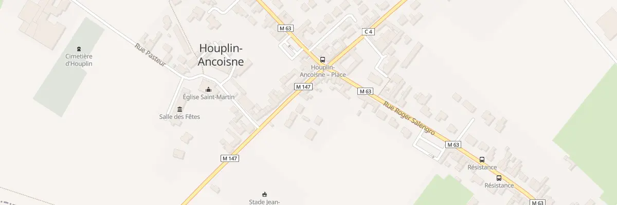 Plan du 11 Rue Jean-Baptiste Lebas à Houplin-Ancoisne