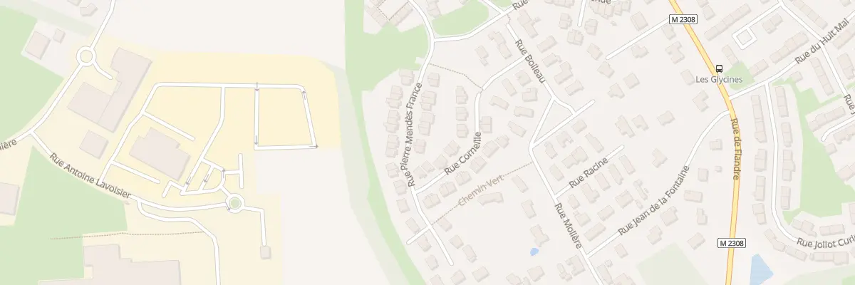 Plan du 73 Rue Pierre Mendès France à Comines