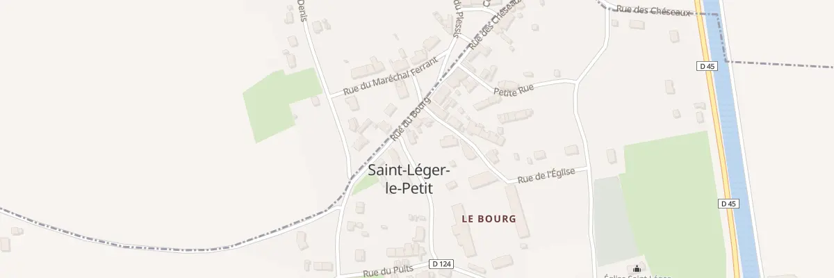 Plan du 1 Rue de la Mairie à Saint-Léger-le-Petit