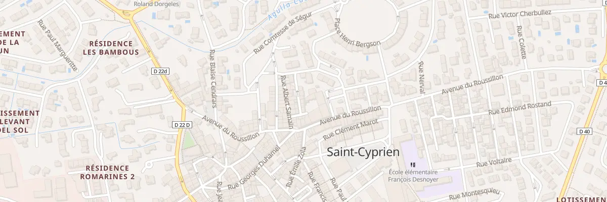 Plan du 14 Rue Stéphane Mallarmé à Saint-Cyprien