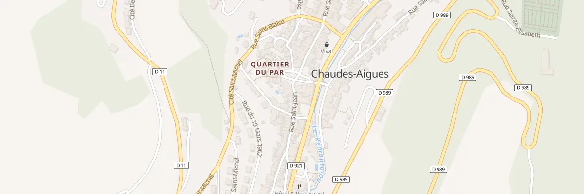 Plan du 6 Rue Saint-jean à Chaudes-Aigues