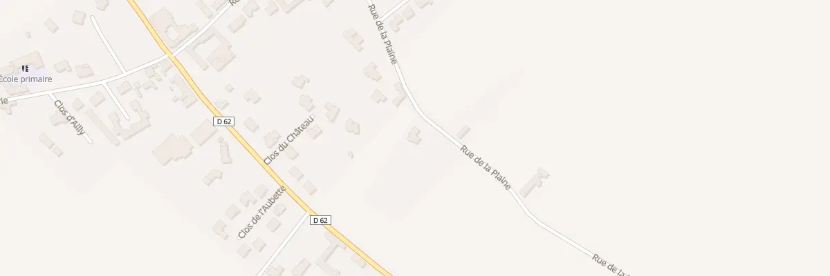 Plan du 24 Rue de la Plaine à Chemy