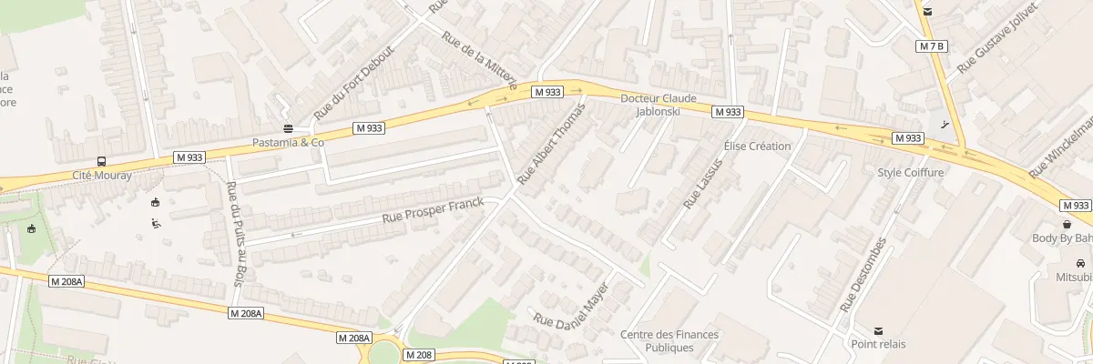 Plan du 25 Rue Albert Thomas Lomme à Lille