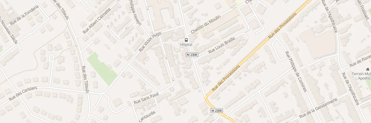 Plan du 102 Rue de Quesnoy à Comines