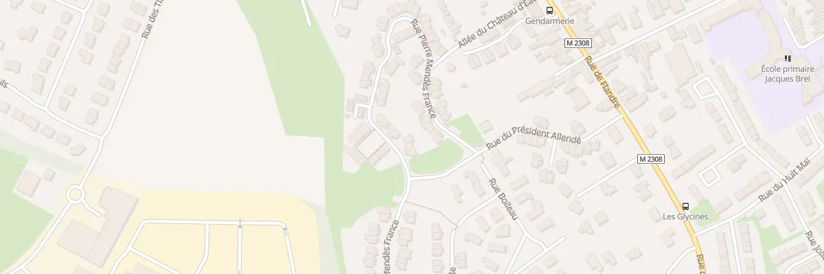 Plan du 51 Rue Pierre Mendès France à Comines