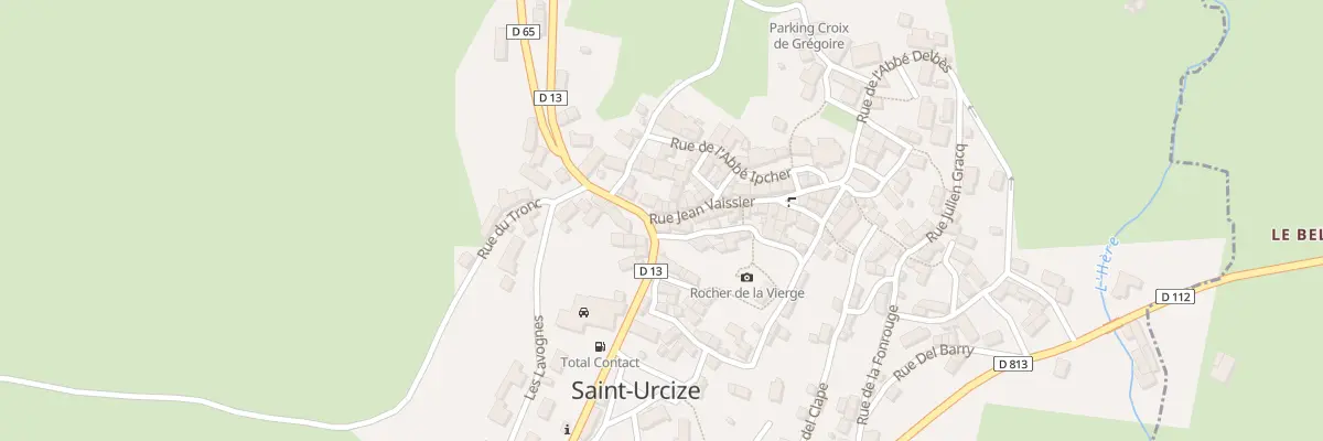 Plan du 5288 Le Bourg à Saint-Urcize
