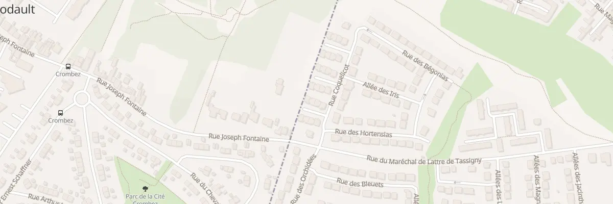 Plan du 8 Rue des Myrtilles à Courcelles-lès-Lens