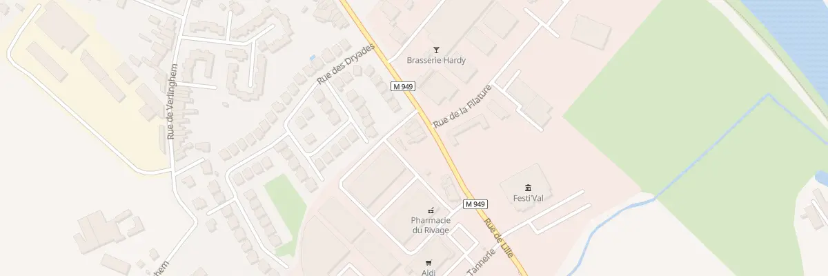 Plan du 160 Rue de Lille à Quesnoy-sur-Deûle