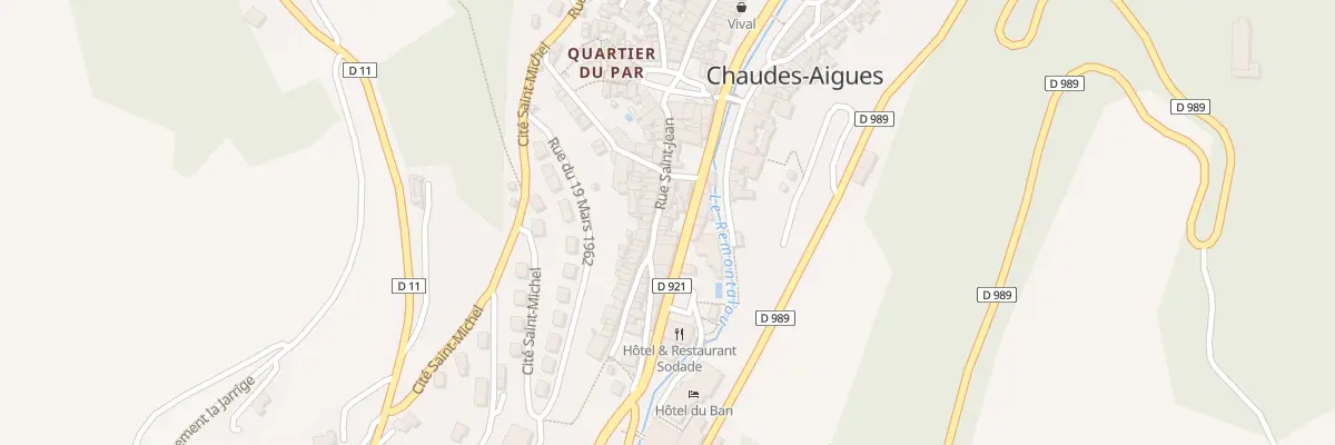 Plan du 22 Av Georges Pompidou à Chaudes-Aigues