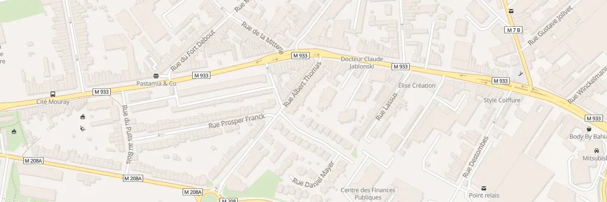 Plan du 21 Rue Albert Thomas Lomme à Lille