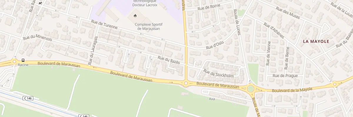 Plan du 33 Rue du Razès à Narbonne