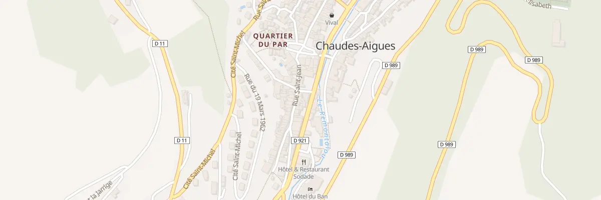 Plan du 15 Rue Saint-jean à Chaudes-Aigues
