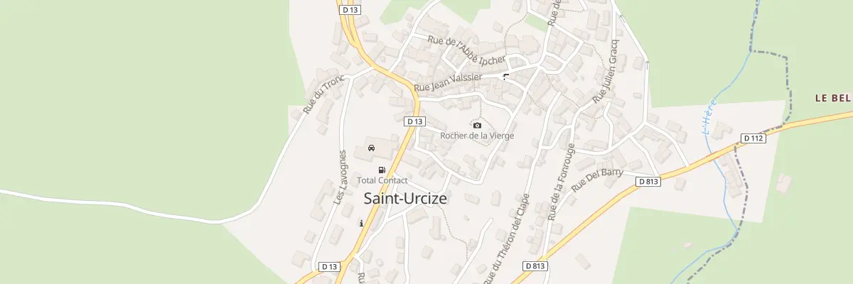 Plan du 5243 Le Bourg à Saint-Urcize