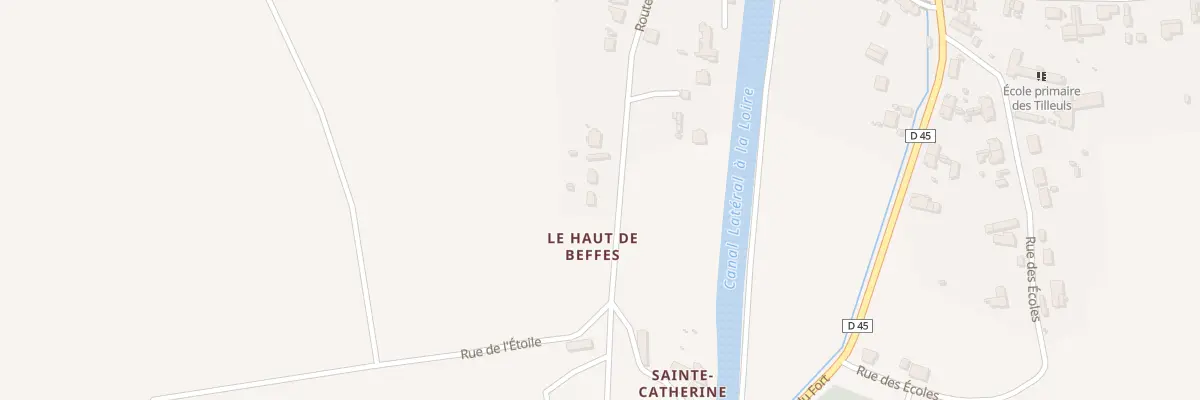 Plan du 22 Rte des Picardeaux à Beffes