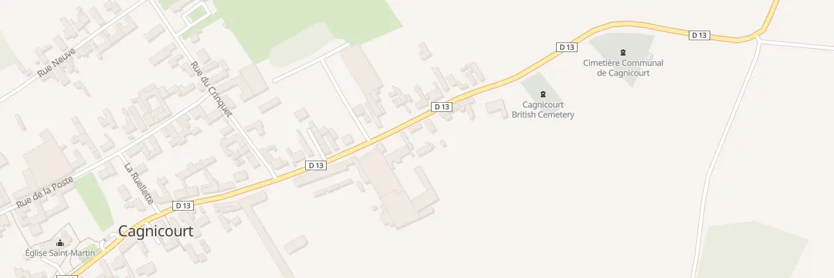 Plan du 45 Rue du Général de Gaulle à Cagnicourt