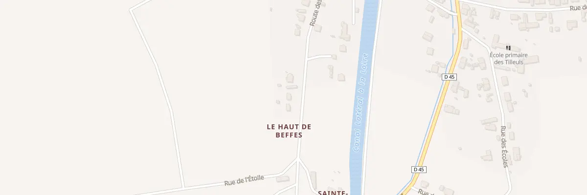 Plan du 20 Rte des Picardeaux à Beffes