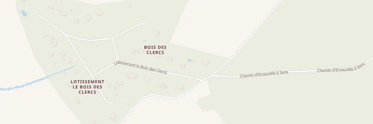 Plan du 17 Bois des Clercs à Foucherolles