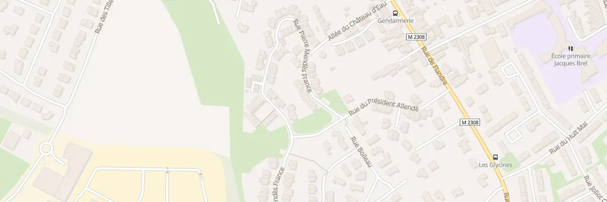 Plan du 5 Rue Pierre Mendès France à Comines