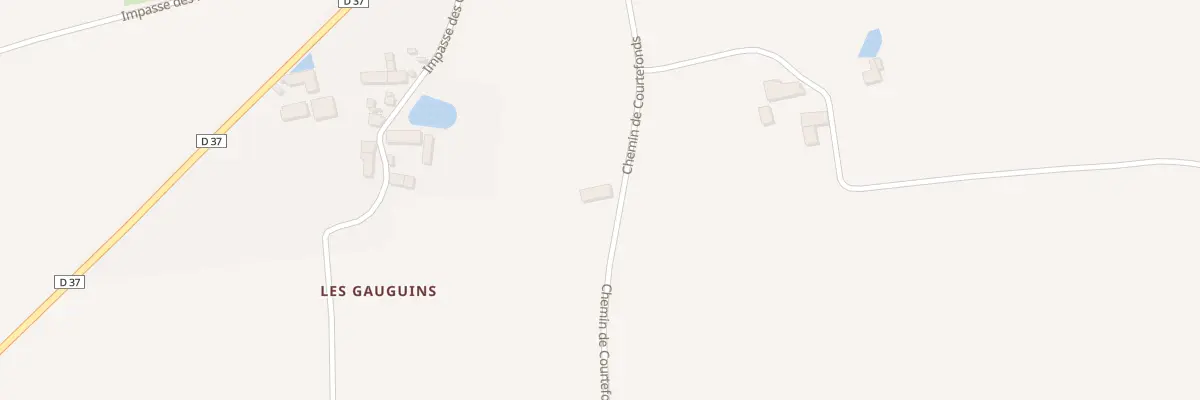Plan du 382 Che de Courtefonds à Saint-Hilaire-les-Andrésis
