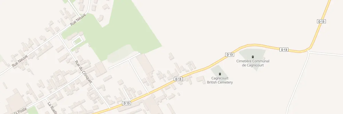 Plan du 48 Rue du Général de Gaulle à Cagnicourt