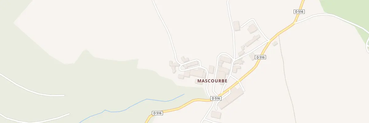 Plan du 5154 Mascourbe à Marnhagues-et-Latour