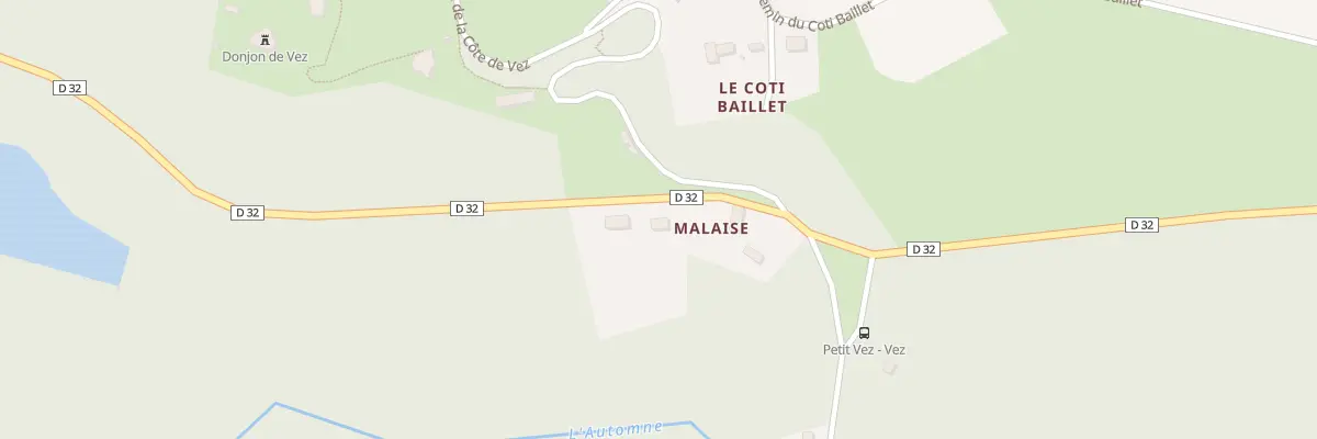 Plan du 3 Rue de Malaise à Vez