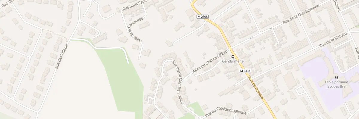 Plan du 24 Rue Pierre Mendès France à Comines