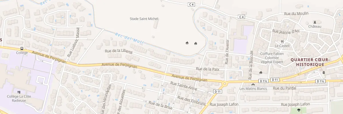 Plan du 22 Rue de la Liberté à Canet-en-Roussillon